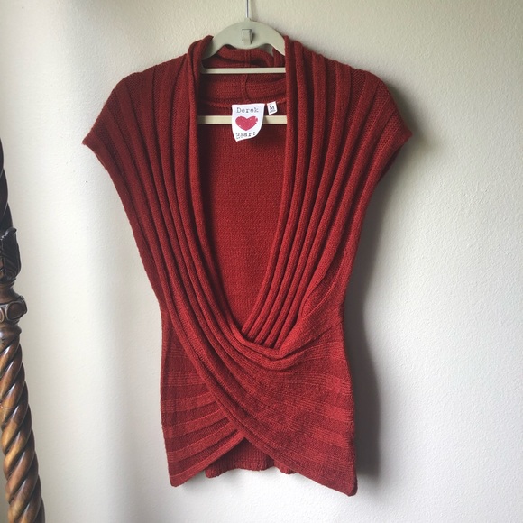 Forever 21 Sweaters - Bearnt Orange short sleeve sweater